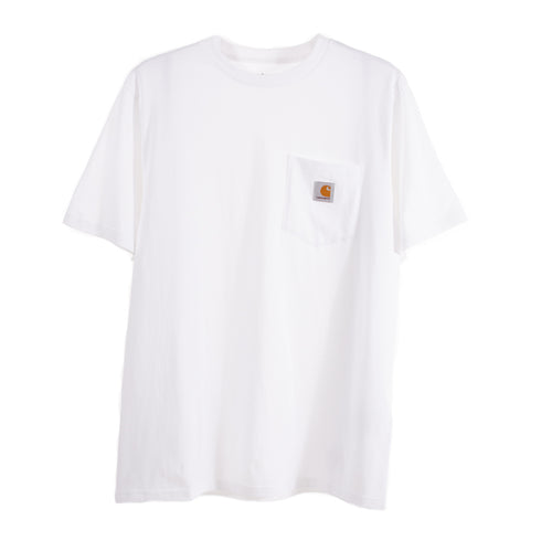 Carhartt WIP S/S Pocket Tee White I022091_02_00 Degli Uberti